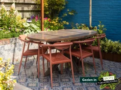 ROUGH-Y Ellips Gartentisch 200x110 cm