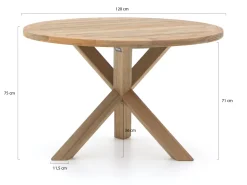 ROUGH-Y Gartentisch ø 120 cm (h:75 cm)