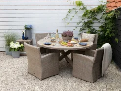 ROUGH-Y Gartentisch ø 120 cm (h:75 cm)