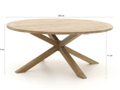 ROUGH-Y Gartentisch ø 180 cm (h:75 cm)