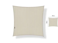 Shadow Comfort Sonnensegel Quadrat 300x300 cm