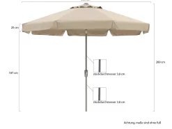 Shadowline Aruba Sonnenschirm ø 300 cm