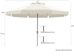 Shadowline Aruba Sonnenschirm ø 350 cm