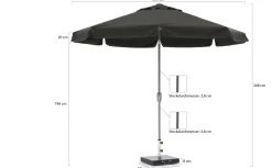 Shadowline Aruba Sonnenschirm ø 300 cm