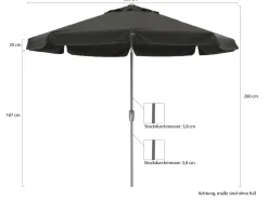 Shadowline Aruba Sonnenschirm ø 300 cm