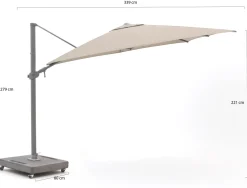 Shadowline Austin Ampelschirm 300x300 cm