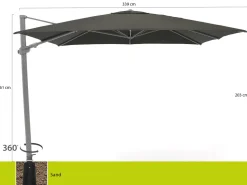 Shadowline Austin Ampelschirm 300x300 cm