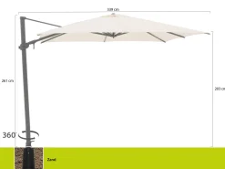Shadowline Austin Ampelschirm 300x300 cm