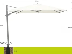 Shadowline Austin Ampelschirm 300x300 cm