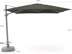 Shadowline Austin Ampelschirm 300x300 cm