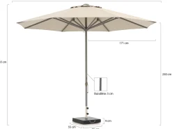 Shadowline Cuba Sonnenschirm ø 350 cm