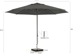 Shadowline Cuba Sonnenschirm ø 400 cm