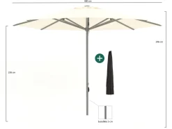 Shadowline Cuba Sonnenschirm ø 400 cm