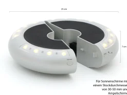 Shadowline LED Sonnenschirm Beleuchtung mit Speaker