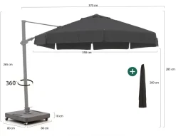 Shadowline Miami Ampelschirm ø 350 cm