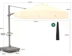 Shadowline Miami Ampelschirm ø 350 cm