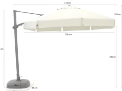 Shadowline Miami Ampelschirm ø 350 cm