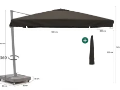 Shadowline Miami Ampelschirm 300x300 cm