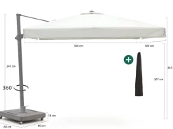 Shadowline Miami Ampelschirm 300x300 cm