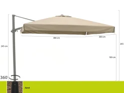 Shadowline Miami Ampelschirm 300x300 cm