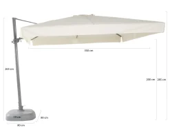 Shadowline Miami Ampelschirm 300x300 cm