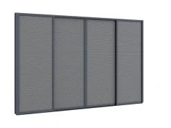 Sonnenschutz-Schiebetüren 400x235 cm für Cedrino Pergola