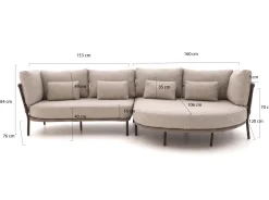 SUNS Bardi Chaiselongue Lounge-Set 2-teilig links