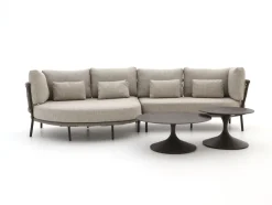 SUNS Bardi/Nova Chaiselongue Lounge-Set 3-teilig rechts 4-Sitzer
