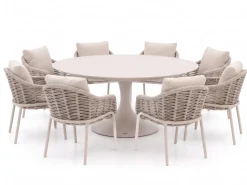 SUNS Casto/Nova ø170cm dining tuinset 9-delig