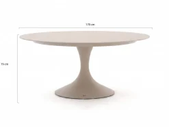 SUNS Casto/Nova ø170cm dining tuinset 9-delig