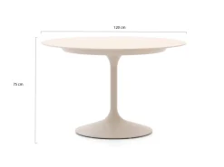 SUNS Casto/Nova ø 120 cm Gartenmöbel-Set 5-teilig