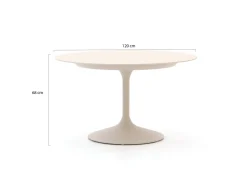 SUNS Casto/Nova ø 120 cm Low Gartenmöbel-Set 5-teilig