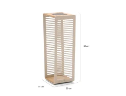 SUNS Eve L Solar-Laterne 35x28x80 cm