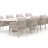 SUNS Fiave/Palermo 280 cm Low Dining Gartenmöbel-Set 9-teilig
