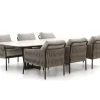 SUNS Fiave/Palermo 280 cm Low Dining Gartenmöbel-Set 7-teilig