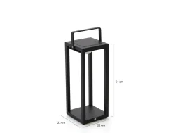 SUNS Jack Solar-Laterne 22x22x54 cm