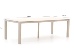 SUNS Monte Vari Gartentisch 240x100x75 cm