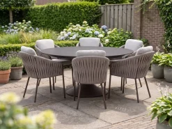 SUNS Nappa/Nova ø 170 cm Gartenmöbel-Set 7-teilig