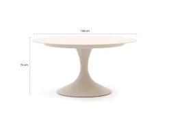 SUNS Noli/Nova ø 150 cm Gartenmöbel-Set 7-teilig