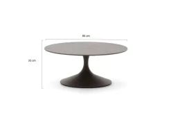SUNS Nova Loungetisch ø 80 cm (h: 34,5 cm)