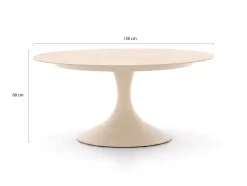 SUNS Nova Low Dining Gartentisch ø 150 cm (h: 68 cm)