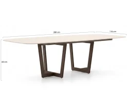 SUNS Palermo Low Dining Gartentisch 280x116x69 cm