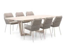 SUNS Punta/Palermo 240 cm Gartenmöbel-Set 7-teilig