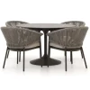 SUNS Santorini/Nova ø 120 cm Gartenmöbel-Set 5-teilig