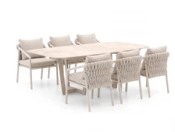 SUNS Sato/Palermo 280cm dining tuinset 7-delig