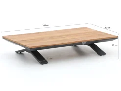 SUNS Stockholm Loungetisch 140x80x26 cm