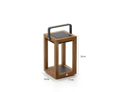 SUNS Tom Solar-Laterne 16x17x28 cm