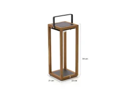 SUNS Tom Solar-Laterne 21x22x54 cm