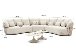 SUNS Vivaro/Nova Ecklounge-Set 5-teilig