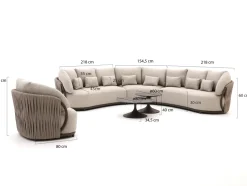 SUNS Vivaro/Nova Ecklounge-Set 6-teilig